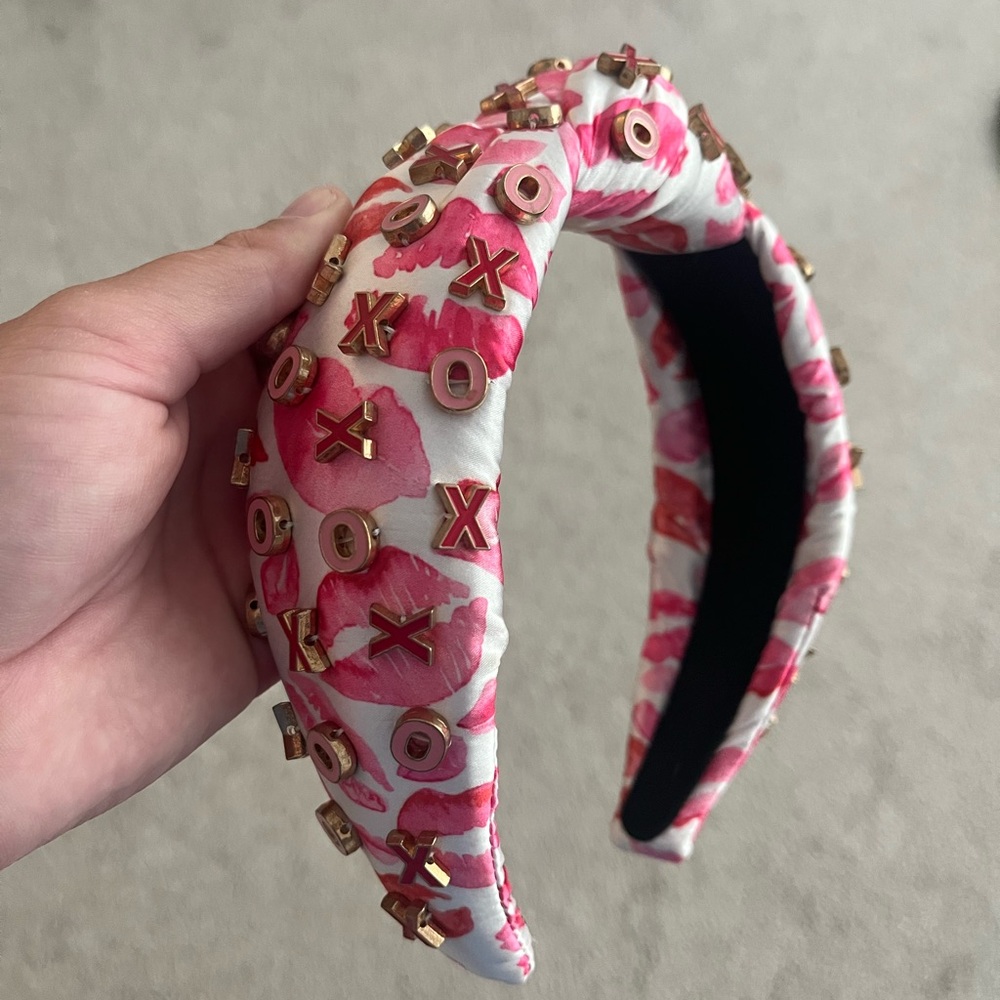 XOXO Pink and Gold Embellished Headband